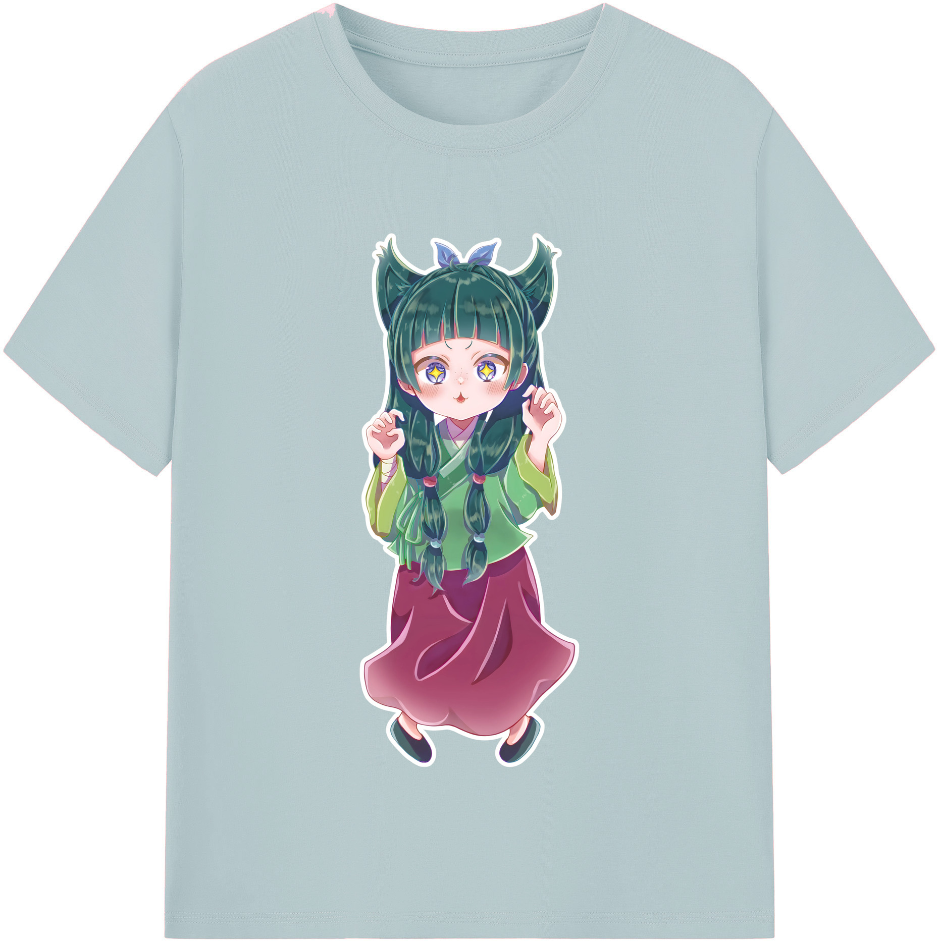 （画像用） 薬屋のひとりごと The Apothecary Diaries 綿100％半袖Tシャツ（フロントプリント）